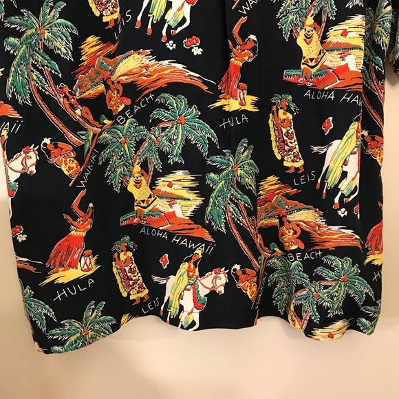 Sun Surf Rayon Short Sleeves Hawaiian Shirt XL - Picture 5 of 13
